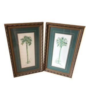 Elegant Palm Tree Framed Art Set